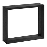 Hudson&Canal Osmond 36"W Console Table - Black Grain-A modern contemporary design for your entryway, living room, den, and more