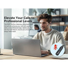 EMEET AirFlow Wireless Bluetooth Open-Ear Headphones with Noise Canceling Mic-Multipoint connection, comes with USB dongle