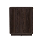 Manhattan Comfort Evelyn 32" Modern 1-Drawer Nightstand - Brown-Perfect for Bedside Storage, Lamps or Display Items