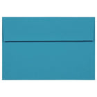 JAM Paper A8 Coloured Invitation Envelopes - 5.5 x 8.125 - Blue Recycled - 50 Pack-These envelopes are perfect to use for sending invitations, greeting cards, RSVP's, thank you cards, gifts for birthdays, graduations, holidays and more