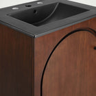 Modway Appia 24" Bathroom Vanity - Walnut/Black-8