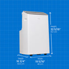 Danby 12,000 BTU Portable Air Conditioner - White-10,000 SACC Portable Air Conditioner cools spaces up to 500 sq. ft.