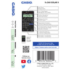 Casio fx260 SolarII Scientific Calculator-Conversions: Degree-minute-second <> decimal