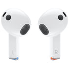Samsung Galaxy Buds3 - White-Secure fit for sensational sound. Re-imagined design, engineered for incredible sound. Feel the difference with our all-new, open-type earbuds with a snug, angled fit to seal in sound.