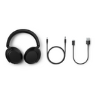 Philips - Casque supra-auriculaire TAH8000 - noir-Votre compagnon quotidien - Le large bandeau doux peut être ajusté à l’aide d’un curseur caché pour un ajustement parfait, et les coussinets d’oreille en mousse à mémoire de forme peuvent être remplacés lorsqu’ils arrivent en fin de vie. Les oreillettes se replient à plat vers l’intérieur pour faciliter le transport ou un rangement sécuritaire dans un tiroir.