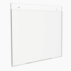Deflecto Classic Image Sign Holder - 11"W x 8.5"H - Clear-Signs easily load from the top