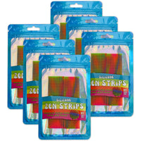TPG Creations Silicone Zen Strips - 2 Per Set - 6 Sets-Tactile Sensory Support - Designed to help relieve stress and enhance focus through touch, swiping, or fidgeting, making them ideal for students and professionals alike.