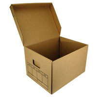 Staples File Storage Boxes - 12" L x 10" W x 15" H - Kraft - 20 Pack-Kraft Corrugate box