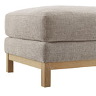 Modway Roscoe Fabric Ottoman - Pewter-9