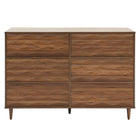 Modway Vespera 6-Drawer Dresser - Walnut-Assembly Required
