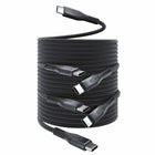 Statik MagStack Pro Charge/Sync Magnetic Cable USB-C to USB-C - 6.6 ft - Black-Tangle-Free: With reinforced nylon that’s fully magnetic, this durable cable never tangles or gets messy