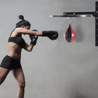 Soozier Speed Bag Platform Speedball Frame Wall Mounted Boxing MMA Workout Punching Bag-Made from composite wood platform which is easy to clan and waterproof for lasting use  
