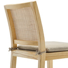 Modway Ovard Wood and Rattan Counter Stool - Natural-8