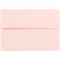 JAM Paper 4bar A1 Envelopes, 3.63 x 5 1/8, Baby Pink, 1000 Pack (155621B)-Light baby pink