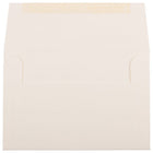 JAM Paper A8 Strathmore Invitation Envelopes - 5.5" x 8.125" - Natural White Pinstripe - 50 Pack (191213I)-Size: A8 (5.5 x 8.125 inches)