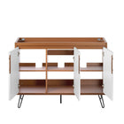 Modway Energize 48" Double or Single Sink Compatible Bathroom Vanity Cabinet - Cherry/White-9