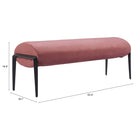 Zuo Glatt Bench - Brown-7