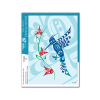 Oscardo Francis Dick Peace Love & Happiness Indigenous Art Puzzle - 1000 Pieces-1000 Piece Puzzle Featuring Indigenous Art - Showcasing authentic designs by First Nations, Inuit, and Métis artists from across Canada