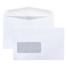 SupremeX T4 Tax Slip Single Window Envelopes - 24 lbs. - 5-3/4" x 9" - White - Box of 500-24lb  