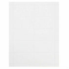 JAM Paper Foldover Table Place Cards - 80 lb - 2 3/16" x 3" - 3/8" - Strathmore Bright White Wove Panel Placecards - 25 Pack-Size: 2 3/16" x 3 3/8"