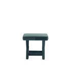 Manhattan Comfort Abigail 20.47" Mid-Century Modern Velvet Upholstered Ottoman Bench - Green-20.47" L x 22" W x 19.48" H