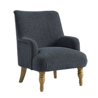 Modway Ellington Fabric Upholstered Accent Armchair - Slate Blue-Versatile Accent Armchair