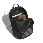 Adidas Midway Backpack - Black /White-Interior sleeve securely stores up to a 15" laptop