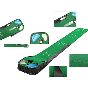 Link Products EZ Putt Auto Return Golf Set with Non-Slip Mat - 108