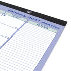 Blueline 2027 Monthly Desk Pad Calendar - 17-3/4" x 10-7/8" - Bilingual-One month per sheet, one block per day