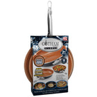 Gotham Steel Non-Stick Frying Pan Set-2 Piece Nonstick Frying Pans Set – this set includes an 8.5” and 9.5” frying pan, which are perfect for nearly every kitchen task. These frying pans are Perfect for sunny side ups, sauteing vegetables, steaming broccoli, whipping up pancakes, scrambled eggs and omelets, searing steaks, grilling burgers and so much more