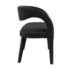 Modway Pinnacle Boucle Fabric Accent Bench - Black-Assembly Required