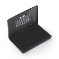 Trodat Felt Stamp Pad - #1 - 2-3/4" x 4-1/2" - Black-Traditional stamp pad available in three colours