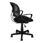 Monarch Specialties 7260 Multi-Position Office Chair - Black Mesh -360-degree swivel seat and black 5-star base with hooded casters offer mobility, while an adjustable height mechanism with tilt-back/lock-in control allows the chair to be optimized for your child's size
