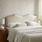 Modway Cosette Performance Velvet Full Size Headboard - Alabaster-Adjustable Height