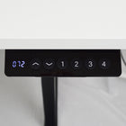 Ezywork Dual Motor Electric Height Adjustable Standing Desk - 48" x 24" - Black Frame / White Table Top-Weight Capacity: 220 lbs