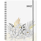 W. Maxwell 2027 Garbo Weekly Planner - 8.5" x 11" - Floral-January to December 2027