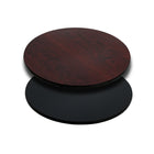 Flash Furniture 24" Round Table Top with Black or Mahogany Reversible Laminate Top-Restaurant Dining Table Top