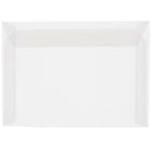 JAM Paper 9 x 12 Booklet Envelopes, Translucent Vellum Clear, 100 Pack (2851371g)-Clear translucent
