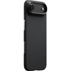 PITAKA Tactile Woven Case for iPhone 17 Air - Black/Grey-Powered by our exclusive PitaTap technology