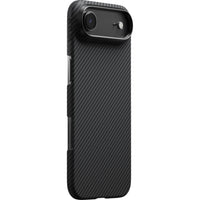 PITAKA Tactile Woven Case for iPhone 17 Air - Black/Grey-Powered by our exclusive PitaTap technology