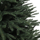 HOMCOM 5' Artificial Christmas Tree with LED Lights and Hinged Tips - Green-Stable steel base provides reliable support