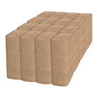 DuraPlus DP0351 Multi Fold Hand Towel - Kraft - 16 Packs of 250 Sheets/Pack-No added dyes or fragrances