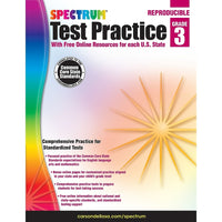 eBook: Spectrum 704249-EB Spectrum Test Practice - Grade 3-You will receive two emails: one confirming your entire order, and one with a "Download Software" buttonYou can download immediately or return to your email to download later