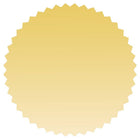 JAM Paper Standard Label Rolls - Burst - 2.25" Seal - Gold Metallic Foil - 125 Labels/Roll-Size: Burst ( 2.25 Inches ) | Printer friendly labels are easy to create and customize.