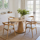 Zuo Hosoi Dining Chair - Beige-Dimensions: 21.5" L x 20.9" W x 30.5" H