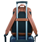 Bugatti Wellington Business Backpack for Laptops up to 15.6" - Cognac-Integrated trolley pass-through to slide over rolling luggage handles