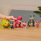 PAW Patrol Dino Movie Roaring Pup Pals, Dino with Sounds & Figure - Various Styles - Ages 3+-Imaginative Storytelling: Kids can create their own prehistoric rescue missions with these detailed kids toys, featuring authentic dino textures and articulating legs for dynamic posing