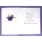 Rosedale 5-1/2" x 8" French Graduation Greeting Cards/Envelopes - Hat - 12 Pack-Printed on premium uncoated paper