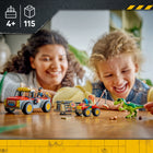 LEGO Jurassic World Young T. rex Transport Truck-The set includes a young T. rex, a cage, transport truck, ATV and accessories