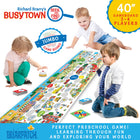 Briarpatch Richard Scarry Busytown Seek and Find Game-Jumbo Game Board, 112 Playing Cards (50 Level 1 Seek and Find Cards, 50 Level 2 Seek and Find Cards, 12 Goldbug Cards), Spinner, Bell, 4 Character Pawns with Bases, Instructions